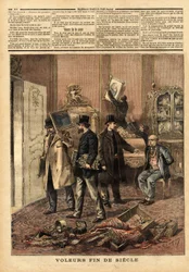 Dieven aan het einde van de eeuw, een georganiseerde bende die zich voordoet als een onderzoeksrechter, de chef van de veiligheid en zijn agenten, braken in met een vals huiszoekingsbevel bij de Markies de Panisse, rue Marceau, en namen meubels, schilderij