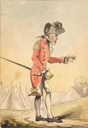 ?Het is heel waar - de mannen moeten elkaar hebben neergeschoten - Nou, nou, ik zal proberen dit kleine ongemak in mijn volgende manoeuvre te veranderen?, 1796