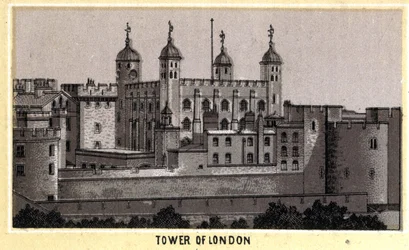 Uitzicht op de Tower of London, voormalige gevangenis, Engeland
