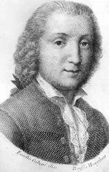 Portret van Carlo Goldoni (1707-1793), Italiaanse toneelschrijver.