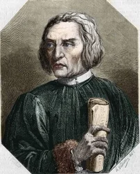 Portret van Jean de Gerson. Franse theoloog (1363-1429).