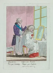 Coiffure of Madame de Korff (CBL WEp 0715)