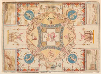 Tekening, Plafond in Hadrianus