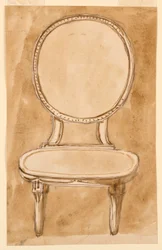 Tekening, Stoel, 1780-90