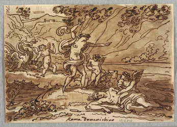 Tekening, Dood van Adonis, 1813-18