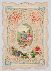 Wenskaart (Engeland of Verenigde Staten), 1870-80