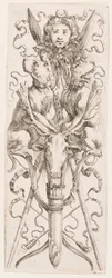 Prent, Ornamenten of Grotesken (Grotesque Ornament), ca. 1653