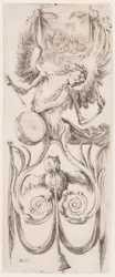 Prent, Ornamenten of Grotesken (Grotesque Ornament), ca. 1653