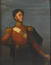 Een kapitein van de 13e Bengal Native Infantry