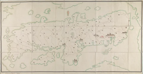 Een kaart van Japan of Nipon [MS]