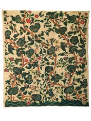 Een groot borduurpaneel