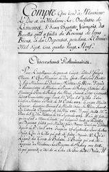 Rekeningboek voor het jaar 1789 van eigendom van de Hertog van Rochefoucauld Liancourt