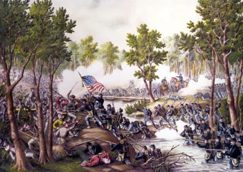Amerikaanse Burgeroorlog (1861 - 1865): Slag bij Spotsylvania Courthouse (Virginia) 08-21 mei