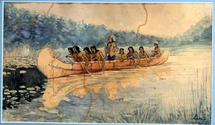 Anonieme aquarel
