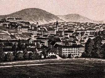 Baden-Baden, Duitsland: uitzicht op de stad
