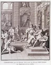 Ceremonies die de Inca