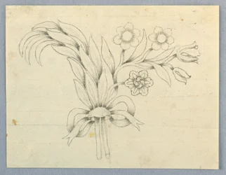 Ontwerp voor een Broche met Bloemen