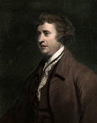 Edmund Burke 1729-1797 - gravure - 19e eeuw