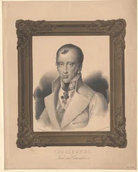 Keizer van Oostenrijk Ferdinand I (prent)