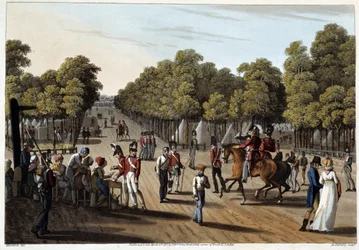 Engels kamp bij het Bois de Boulogne