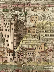 Ferrara: stadsgezicht (detail)