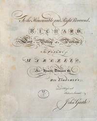 Frontispice van "De psalmen" door Benedetto Marcello