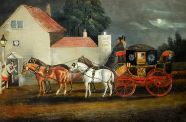 Hull en London Royal Mail Coach, c.1860