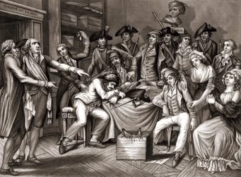 Interieur van het Revolutionaire Comité