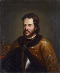 Portret van Tsaar Ivan V Alexeyevich (1666-1696)