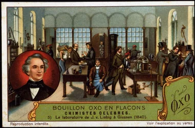 Laboratorium van Justus von Liebig in Giessen (1840)