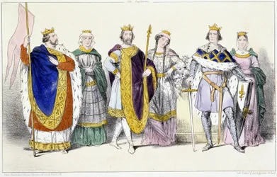 De Capetingers: Lodewijk VI de Dikke (1081-1137) en Adelheid van Savoye (ca. 1100-1154), Lodewijk VII de Jonge (1120-1180) en Adele van Champagne (of Blois) (ca. 1140-1206), Filips II genaamd Filips Augustus (1165-1223) en Isabelle van Henegouwen (1170-119