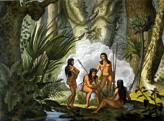 De camacans, indianen van Brazilië - in 