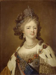 Portret van keizerin Maria Feodorovna (Sophie Dorothea van Württemberg) (1759-1828)