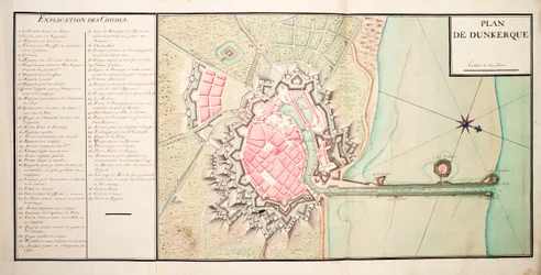 Kaart van Duinkerken