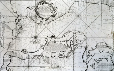 Kaart van de Stille Oceaan