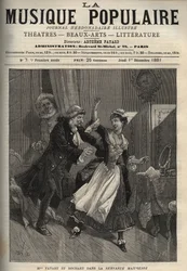 Marie Justine Benoite Duronceray, genaamd Madame Favart, en Rochart in 