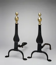 Paar Andirons