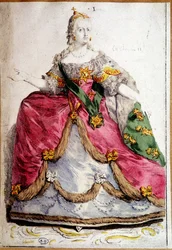 Portret van Catharina II van Rusland