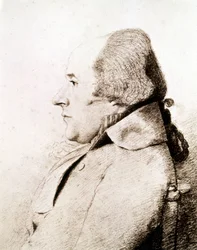 Portret van admiraal William Bligh (1754 - 1817), navigator en ontdekkingsreiziger, hij ontdekte de Bounty-eilanden.