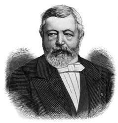 Portret van Charles de Kerchove door Denterghem (1819-1882) Belgisch ingenieur en liberaal politicus