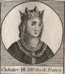 Portret van Clothaire III