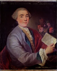 Portret van Filippo Elisi, Italiaanse castraat