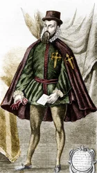 Portret van Francisco Pizarro (Francois Pizarre).