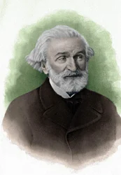 Portret van Giuseppe Verdi in 1900
