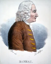 Portret van Jean Philippe (Jean-Philippe) Rameau (1683 - 1764), Franse componist
