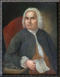 Portret van Johann Sebastian Bach