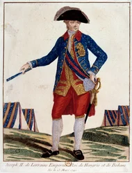 Portret van Jozef II van Lotharingen (1741 - 1790), Keizer van het Heilige Roomse Rijk, Keizer van Oostenrijk, Koning van Hongarije van Bohemen