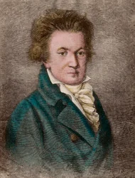 Portret van Ludwig van Beethoven (1770 - 1827), Duitse componist