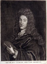 Portret van Nicolas Lemery (1645 - 1715), Franse apotheker en chemicus.