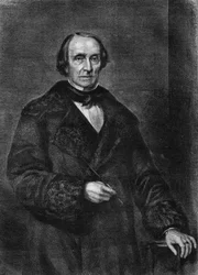 Portret van Peter von Cornelius, Duitse schilder (1783 tot 1867)